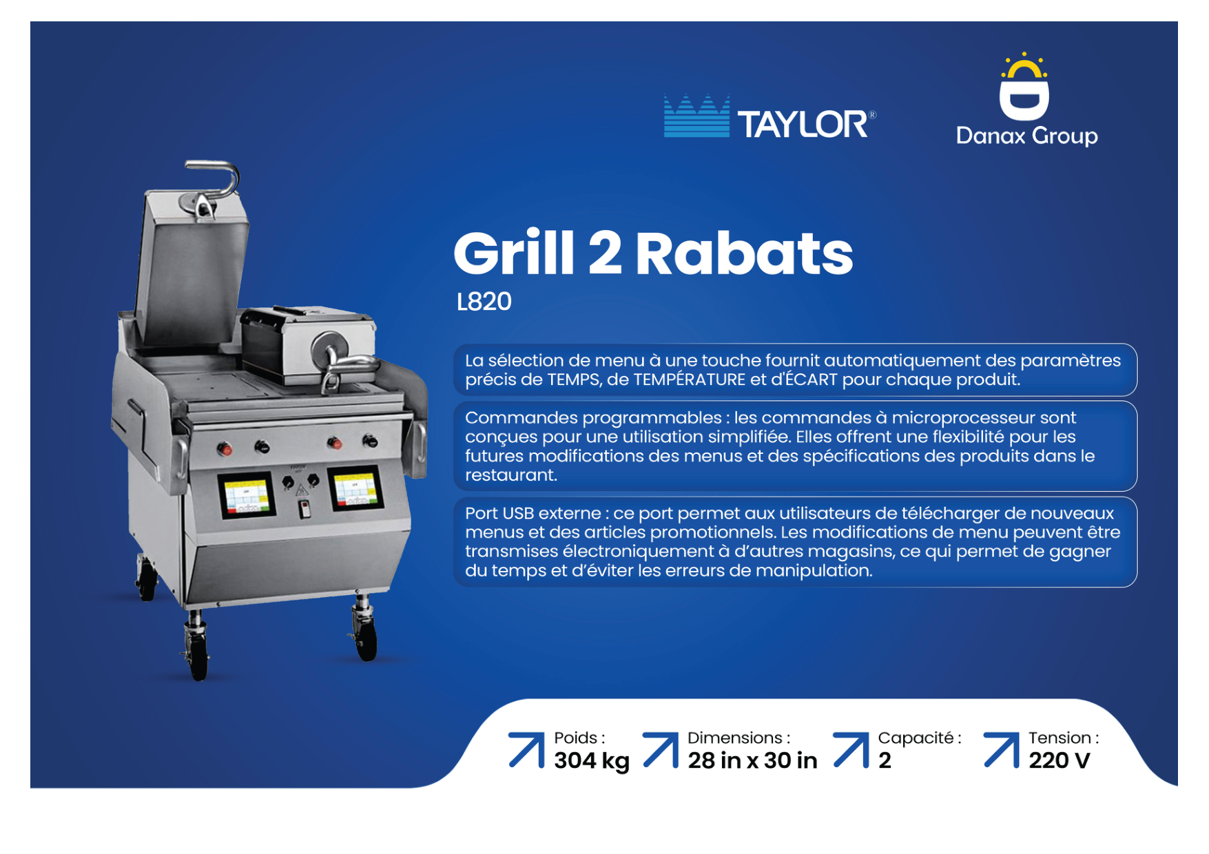 Grill 2 Rabats L820
